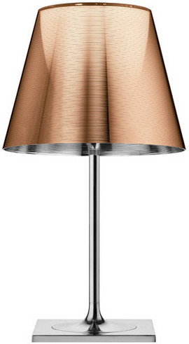 Flos KTRIBE T2 Lampa stołowa aluminiowany Brązowy F6303046