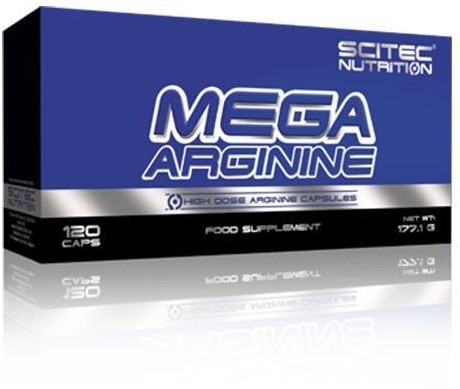 SCITEC Mega Arginine - 120Caps (728633110865)