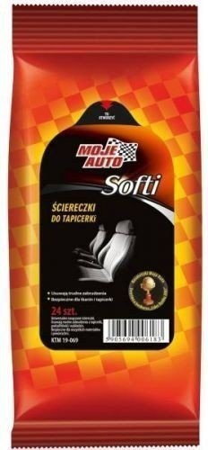 Moje Auto ściereczki do preparat do czyszczenia tapicerki 24 szt. 19-069