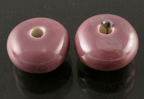 Ceramika - oponki ok 23/13mm - wrzosowy 8331