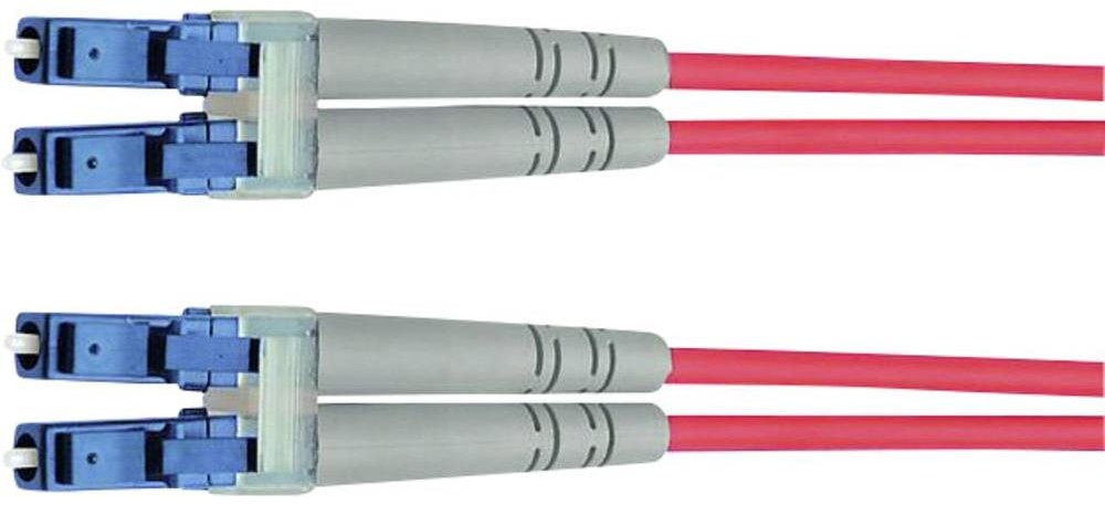 Telegaertner Kabel Światłowód L00870A0003 [1x złącze męskie LC 1x złącze męskie LC] 50/125 Multimode OM3 1 m