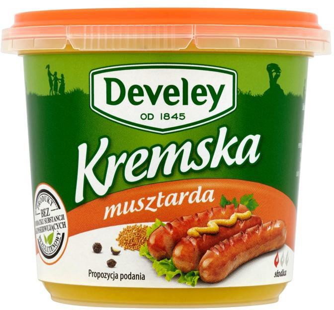 DEVELEY Musztarda kremska 210g