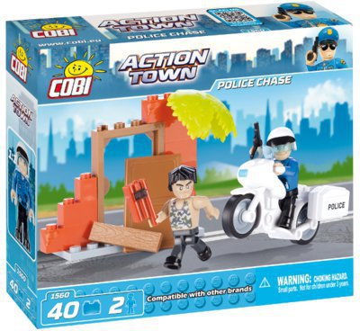 Cobi Action Town Motocykl Policyjny 1560