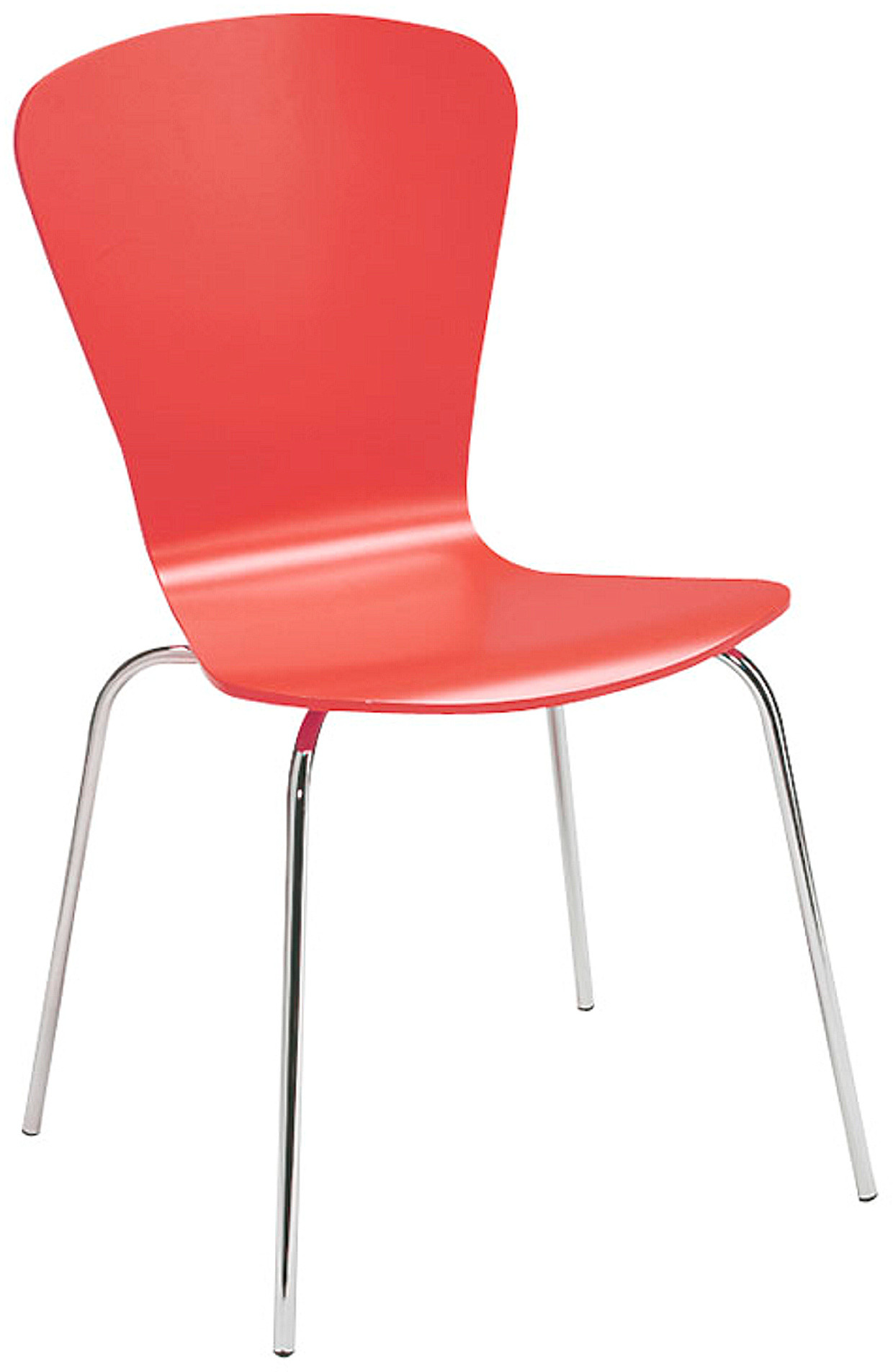 AJ Krzesło z giętkiej sklejki Kolor: Czerwony 136763