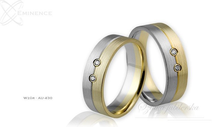 Eminence Obrączki ślubne - wzór Au-430