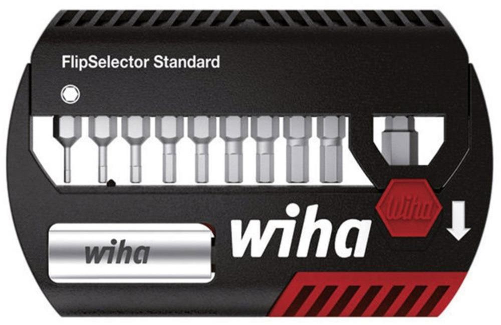 Wiha FlipSelector 39039, wewnętrzny sześciokąt, stal chromowo-wanadowa, 11 szt.