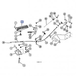 NEW HOLLAND / CASE PEDAŁ GAZU NOŻNEGO KOMPLET CASE 1975959C4