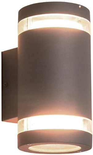 Elstead Lighting Zewnętrzna LAMPA ścienna UT/FOCUS 6046 metalowa OPRAWA elewacyjna IP65 outdoor ciemnoszary