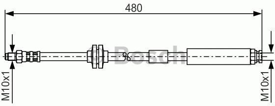 Bosch Przewód hamulcowy elastyczny 1 987 476 824