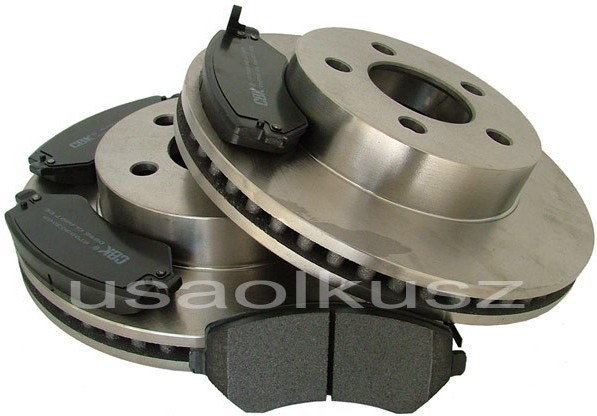 ROZNI Przadnie tarcze oraz klocki hamulcowe Jeep Cherokee 2002-2007