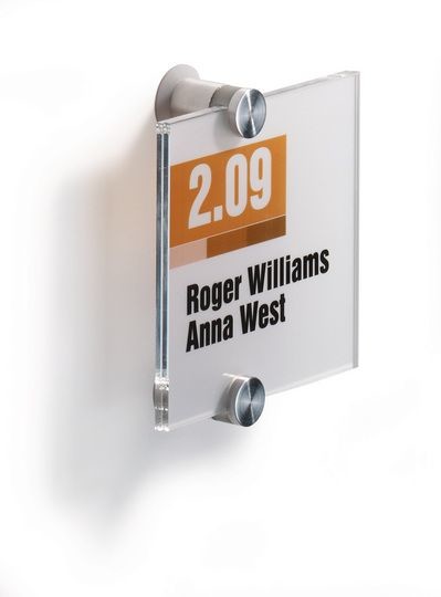 Durable Tabliczka informacyjna 105 X 105 mm CRYSTAL SIGN - L0657 NB-6419