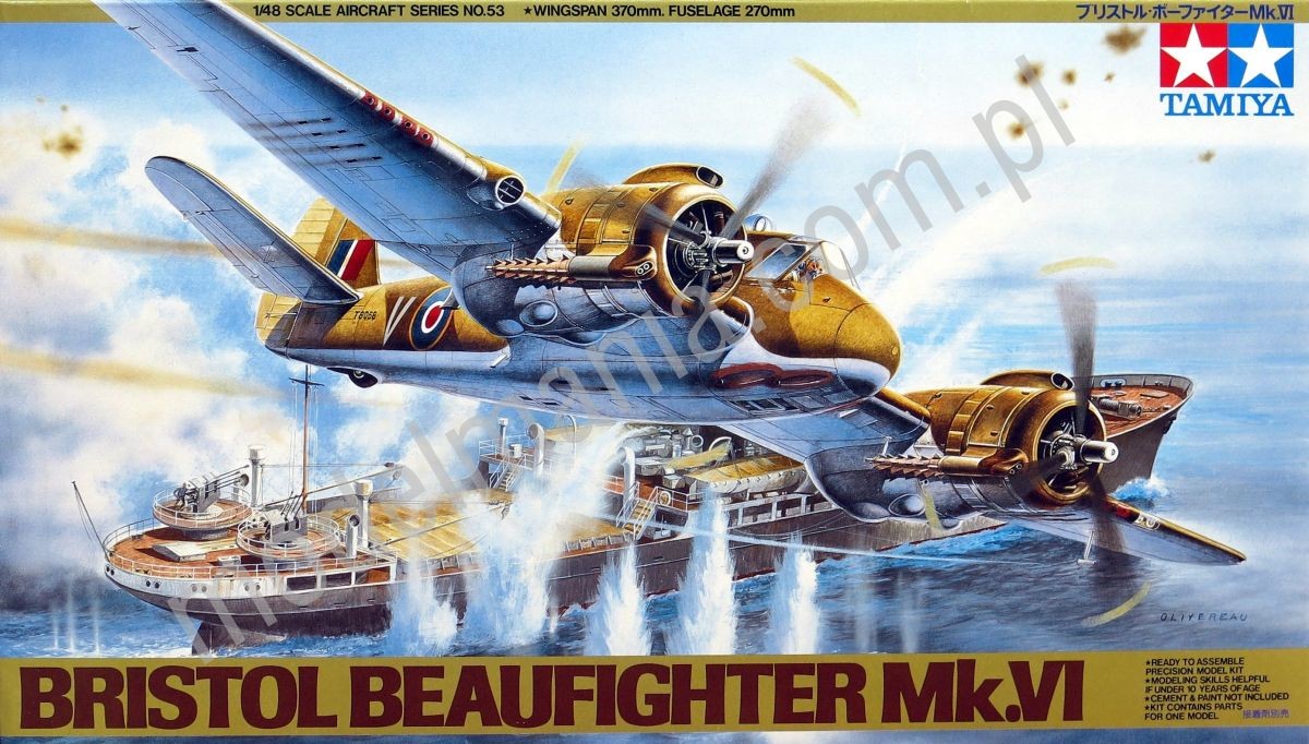 Tamiya Brytyjski samolot myśliwski Bristol Beaufighter Mk.6 61053