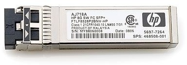HPE 8Gb Short Wave FC SFP+ 1 Pack (AJ718A)