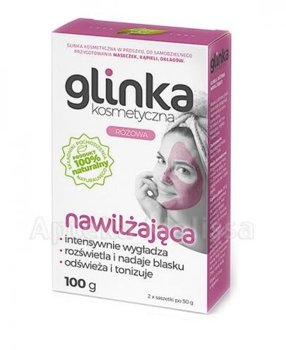 NATURAL HOME SPA Nawilżająca różowa glinka kosmetyczna 100 g