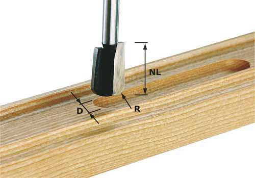 Festool frez do rowków, HW z trzpieniem 8 mm HW S8 R5 (490981)