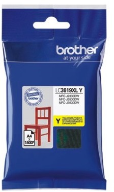 Brother Tusz Oryginalny LC-3619 Y LC-3619Y) Żółty)