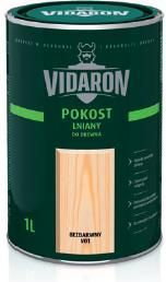 $39nie$40ka Vidaron - Pokost lniany Bezbarwny do drewna 1L