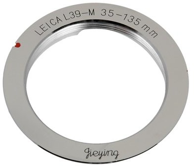 Fotodiox Pro Lens Mount Adapter, Leica M39 Lens to Leica M Adapter with Coding for Leica M8 and Leica Digital M9 (35  135 MM Frame) 10LA-M39-LMp-2435