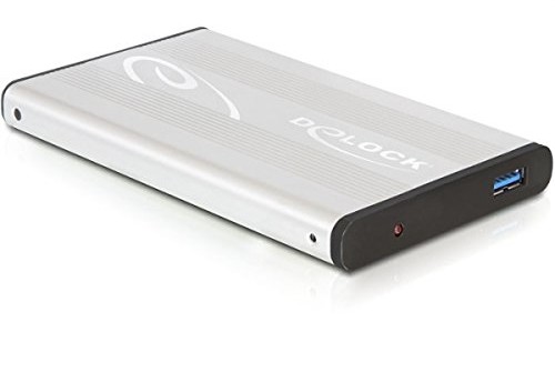 DeLock DeLOCK 42486 Retail aluminiowa obudowa na twardy dysk 2TB (6,4 cm (2,5 cala), SATA, USB 3.0) 42486