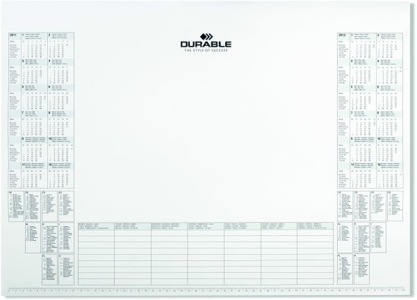 Durable Podkładka (wkład) z kalendzarzem i notatnikiem- - K1243 NB-6248