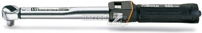 BETA klucz dynamometryczny klikowy model 666, Nm: 40-200, Kgfm: 4-20, lbf.ft: 30 (BE666/20)