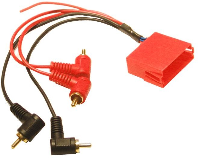 Złącze samochodowe gniazdo mini ISO 4 CINCH AUDI VW SKODA 1733