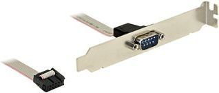 Delock gniazdo COM 9PIN (DB9 m) PIN 1:2 na śledziu (89353)