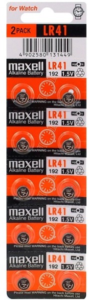 Maxell 10 x bateria alkaliczna mini G3 AG3 L736 192 LR41
