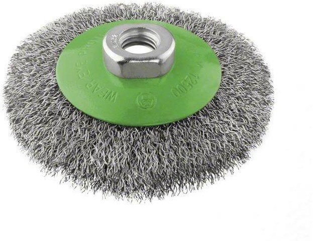 Bosch Szczotka stożkowa nierdzewna 100 mm 0 35 mm 12500 U min 14 100 mm 2608622108 1 szt