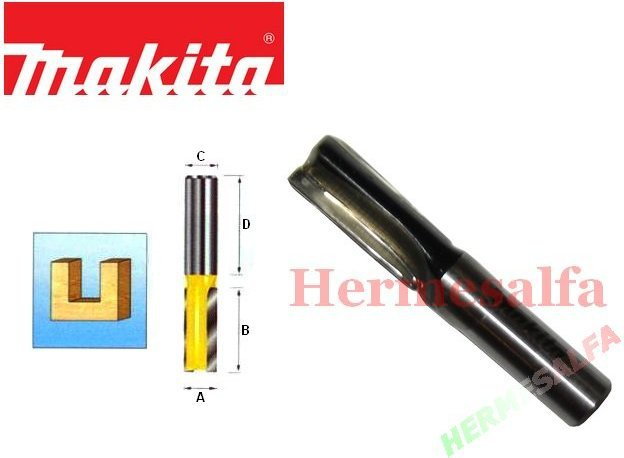 MAKITA FREZ DO DREWNA PROSTY 12mm D-10198 szerokość ostrza 12mm