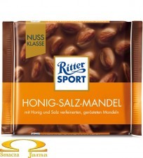 Ritter Sport Czekolada Ritter Sport Honig-Salz-Mandel 100g FF07-62414