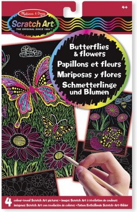 Melissa&Doug Zestaw do grawerowania Motyle i Kwiaty 15956