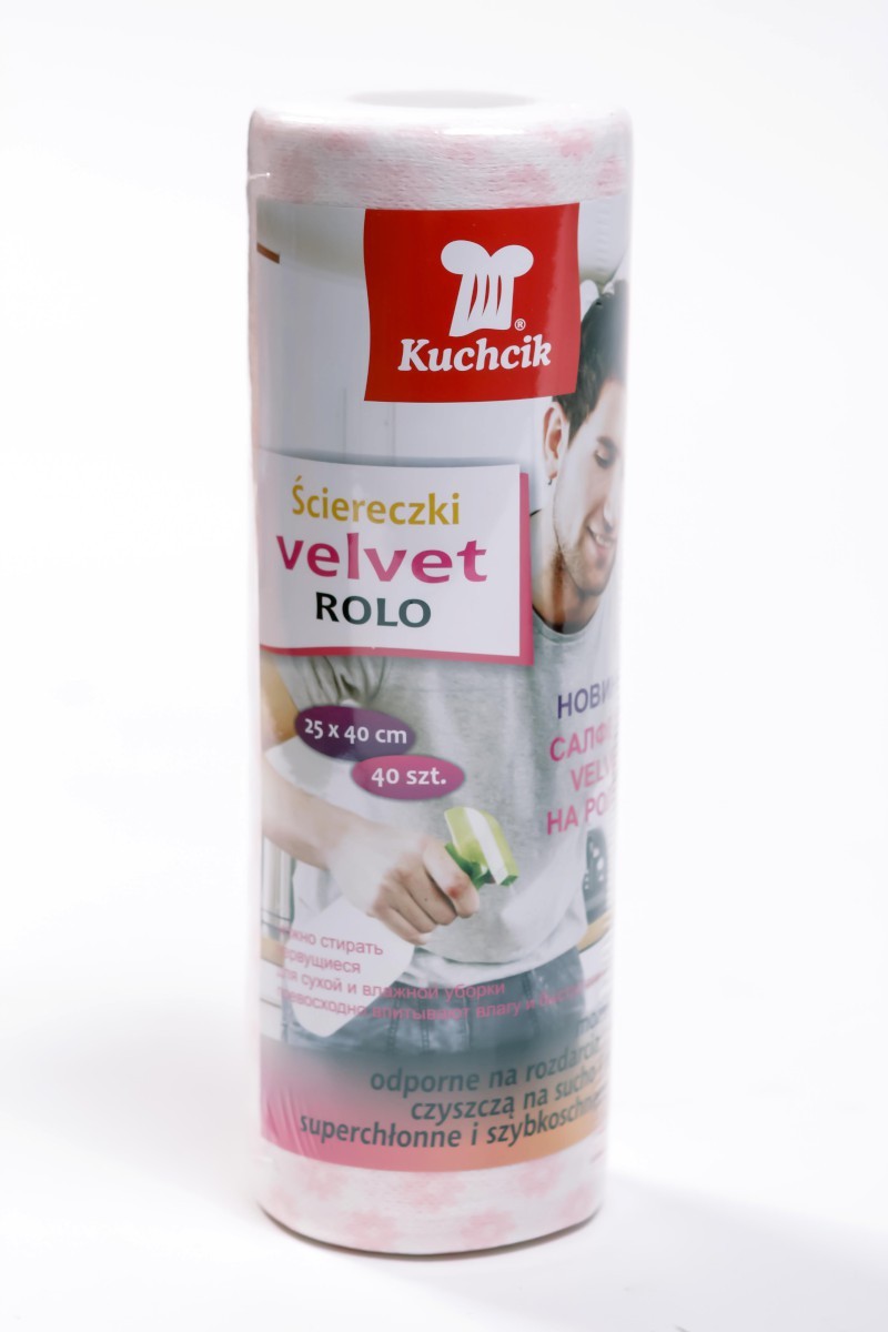 Ściereczki Velvet Rolo - 40 sztuk