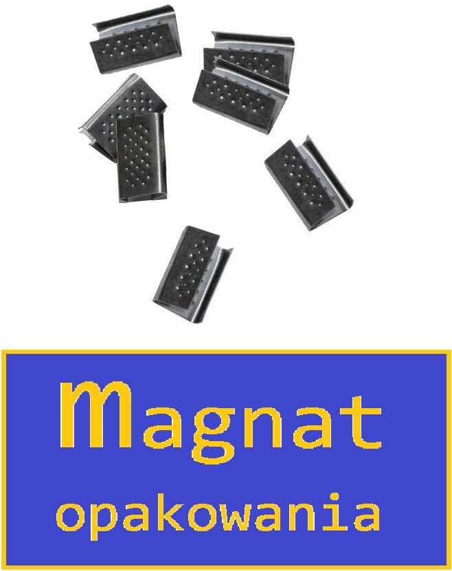 MAGNAT Zapinki metalowe 13 mm 3000 szt/blaszane