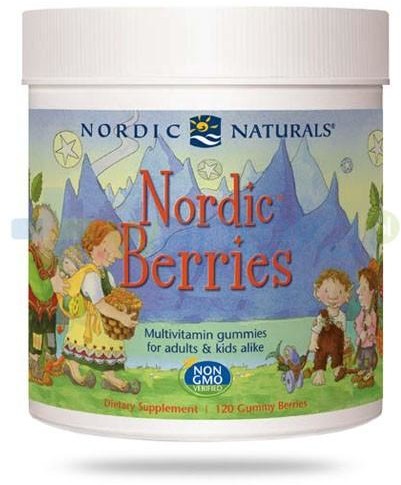 NORDIC NATURALS Nordic Naturals Nordic Berries żelki multiwitaminowe dla dzieci i dorosłych 120 sztuk 1125072