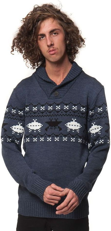 Horsefeathers HEY DUDE SWEATER (blue melange)