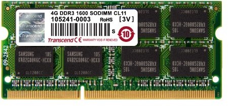 Gigabyte Transcend ts512msk64 V6 N pamięć robocza 4 GB RAM (1666mhz, CL11, 204P) DDR3 TS512MSK64V6N