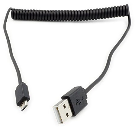 Rotronic ROLINE USB 2.0 Spiral Cable, A - Micro B, M/M 1m kabel do komputerów i peryferiów