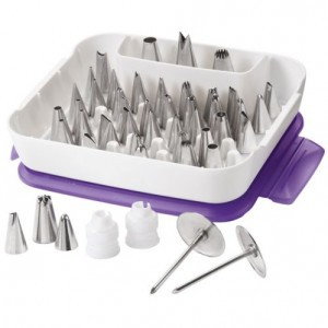 Wilton Zestaw tylek do dekoracji w kasetce DeLux tylka x 55 2104-0240