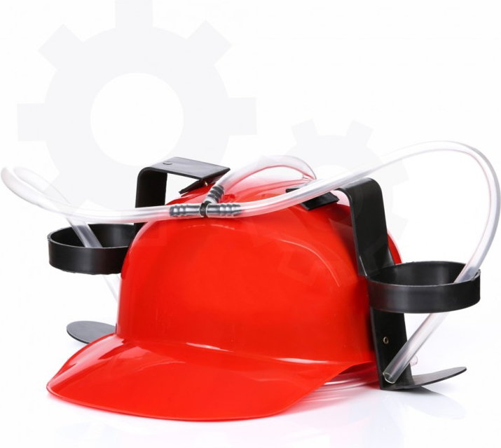 Gadget Factory Imprezowy kask czerwony GAD01428