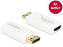 Delock Adapter AV Displayport 1.2 męski HDMI żeński 4K 65580