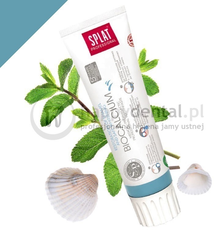 Splat Kosmetika SPLAT Professional BIOCALCIUM 100 ml - wybielająca pasta do zębów wzmacniająca i odbudowująca szkliwo (hydroksyapatyt oraz wapń)