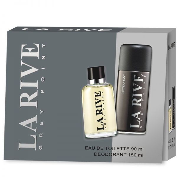La Rive Zestaw kosmetyków Grey Point (woda perfumowana 90 ml + dezodorant 150 ml)