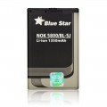 Blue Star Bateria Premium BL-5J do Nokia 5800 XM C3-00 N900 Lumia 520 525 530 1350mAh BL-5J