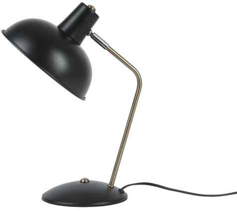Leitmotiv Lampa biurkowa Hood metal matt black by (LM1309)