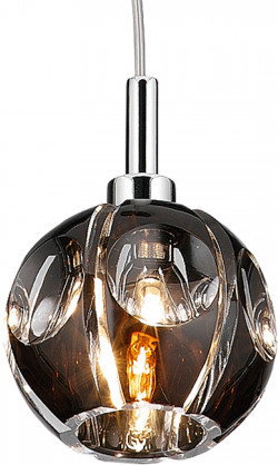 Argon Lampa WISZĄCA Zwis VICTORIA 002 1pł halogenowa Brązowy wenge chrom