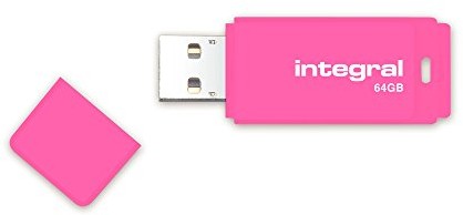 Integral Memory Integral Neon USB Stick, różowy 64 GB INFD64GBNEONPK