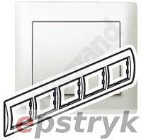 Legrand SISTENA LIFE Ramka PEARL pięciokrotna pozioma 771505