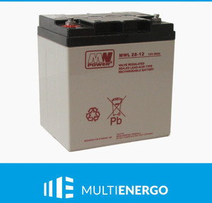 MW Power Akumulator MWL 28-12B 12V - 28Ah(B)