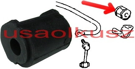 ROZNI Tuleja guma tylnego stabilizatora 14mm Lexus IS250 IS350 4WD 2005-